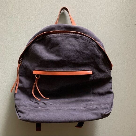 MADEWELL Charleston canvas & leather backpack main image 5